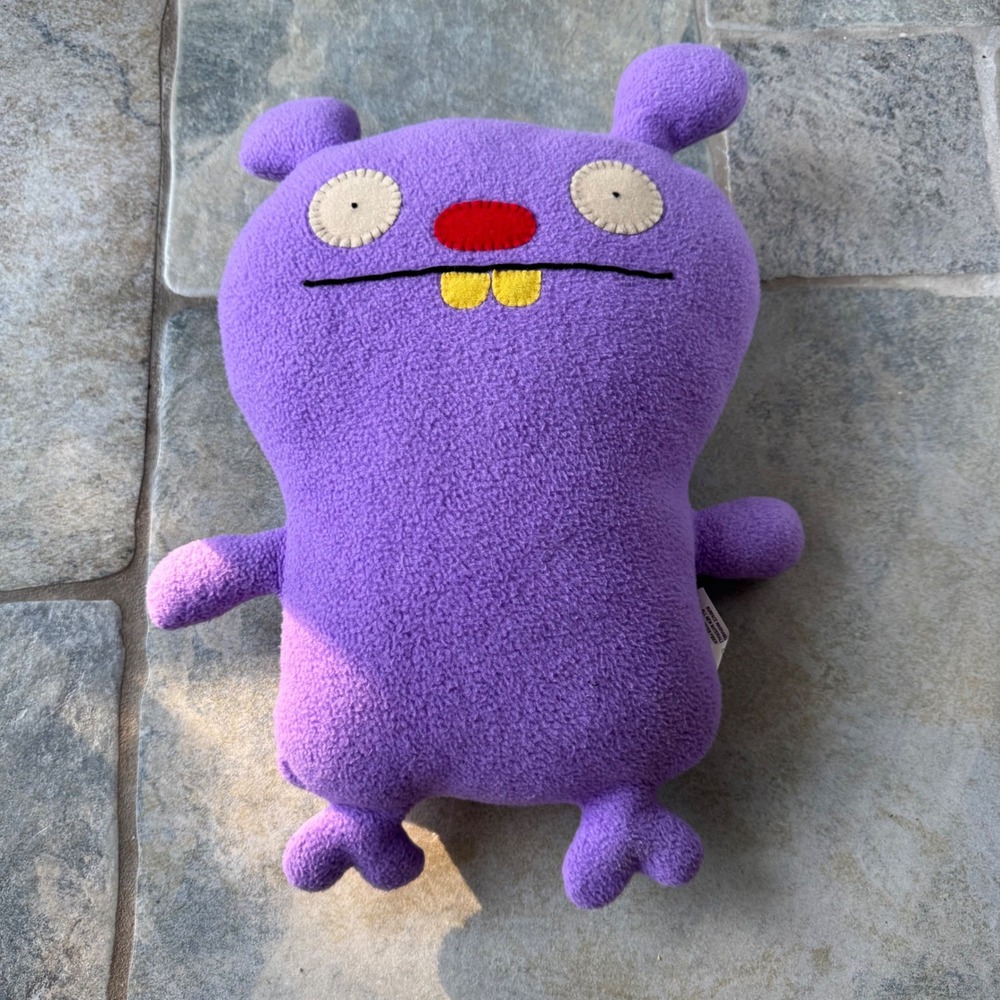 Y2K Uglydoll Trunko Plush 16" – Rare 2008 Pretty Ugly Purple Collectible